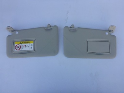 Защита солнцезащитная l/p nissan micra k14 17- фото №1