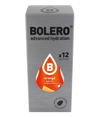 Bolero Advanced Hydration 12x9g POMARAŃCZA WODA
