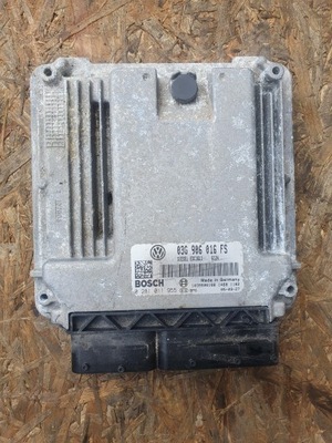 Бортовий комп'ютер блок керування двигуна volkswagen оригінальний номер 03g906016fs фото №1