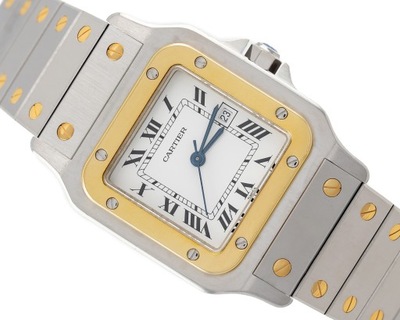 CARTIER SANTOS MEDIUM STEEL/YELLOW GOLD 18K REF. 1172961