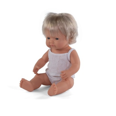 Lalka dziewczynka Europejka 38cm Miniland Doll
