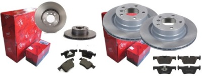 Тормозные диски тормозные колодки p+t trw bmw 3 4 f30 f31 f32 фото №1