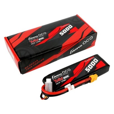 akumulator Gens Ace 5000mAh 7,4V 60C 2S1P XT60