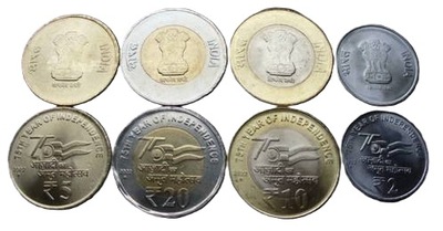 Indie (2022) - zestaw monet obiegowych (4 sztuki)