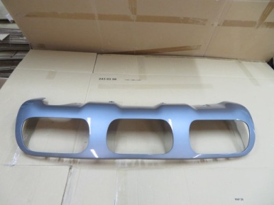 Диффузор накладка бампера задняя citroen c3 aircross фото №1