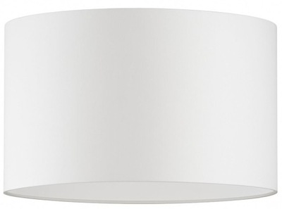 Abażur walec Oro Deluxe biały 30cm ZLA7231