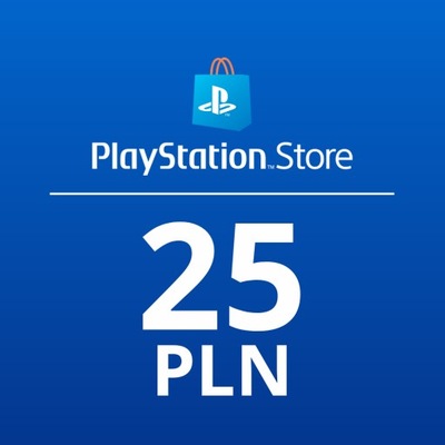 PLAYSTATION NETWORK 25 PLN ZŁ PSN KOD PS4 PS5