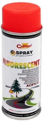 SPRAY FLUORESCENCYJNY NEON CZERWONY FARBA 400ml