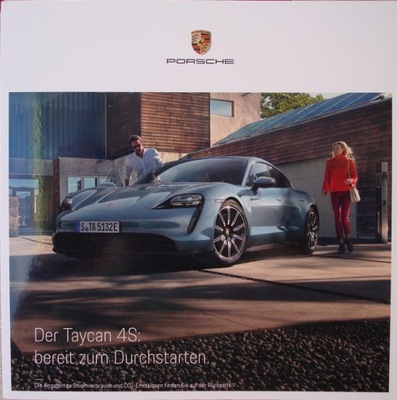 PORSCHE TAYCAN 4S 2020 HIT PROSPEKT-FLAYER