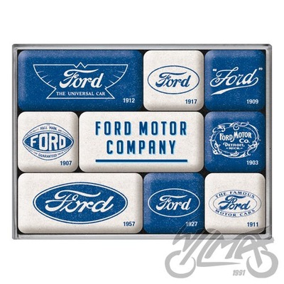 MAGNES FORD LOGOTIPO EVOLUTION 9 PIEZAS 83123  