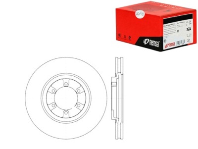 Remsa тормозные диски тормозные 2szt hyundai terracan 2.9 c фото №1