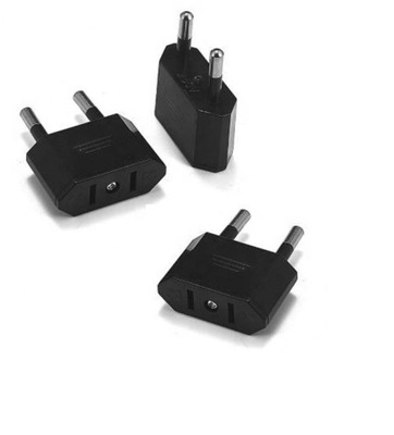 3x ADAPTER SIECIOWY WTYCZKA PRZEJŚCIÓWKA USA - EU