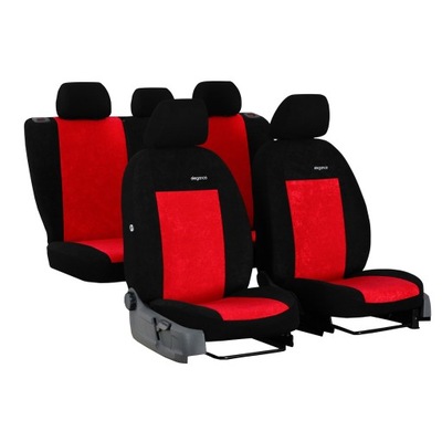 FORRO UNIVERSALES GAMUZA ELEGANCE ROJA PARA MERCEDES E CLASE W210  