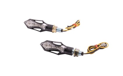 Kierunkowskazy uniwersalne, ledowe, czarne, (E-mark)