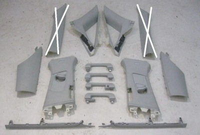 Audi a8 4n d5 блок двигателя стойки потолочный обивка фото №1