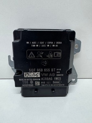 Датчик подушка безопасности vw arteon 5qf959655bt модуль блок управления фото №1
