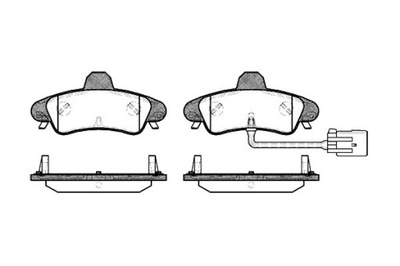 Remsa тормозные колодки тормозные ford cougar 2.5 st 200 ec_ фото №1