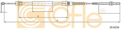 CABLE H-CA DERECHO PEUGEOT 607 99- 10.6216 COFLE CABLES  