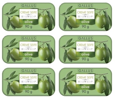 Gallus Mydło w Kostce Olive 6x90g NIEMCY