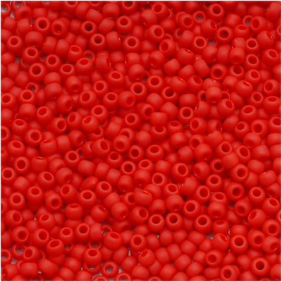 TOHO Round Opaque Frosted Cherry 11/0-45AF