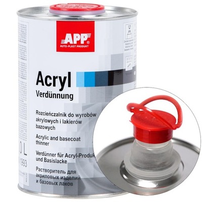 APP 2K ACRYL rozcieńczalnik akrylowy do akrylu 1L