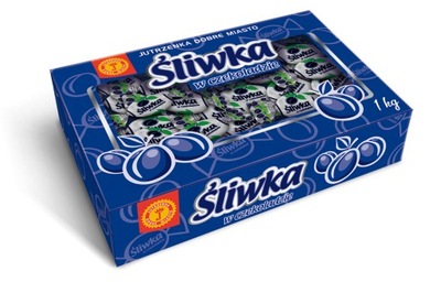 Śliwki w czekoladzie Jutrzenka Dobre Miasto – 1kg