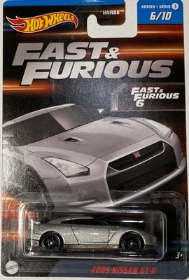 HOT WHEELS FAST&FURIOUS 2009 NISSAN GT-R