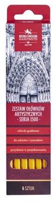 KIN ZESTAW OŁÓWKÓW ARTYSTYCZNYCH 6 SZT.