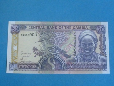 Gambia Banknot 50 Dalasis 2001 UNC P-23c