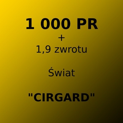 Forge of Empires FOE Cirgard 'C' 1000PR + 1,9