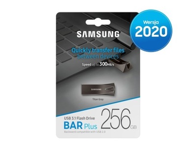 Pendrive Samsung USB 3.1 BAR Plus Titan 256GB