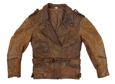 Real Leather kurtka skórzana ramoneska cięzka 42