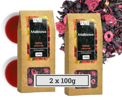 Herbata owocowa Malinowa 2x100g