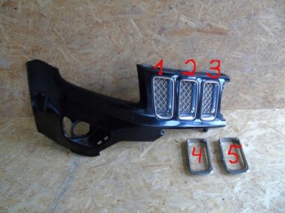 Рамка хром решітка радіатора решітка радіатора jeep compass 10- | ayn фото №1