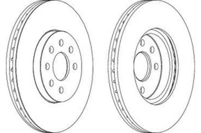 Ferodo гальмівні диски гальмівні 2szt opel astra h astra h фото №1