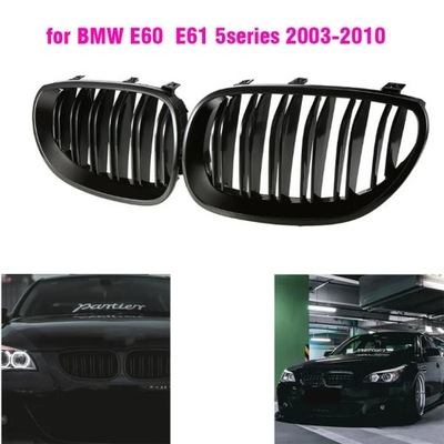 BLACK FRONT KIDNEY SPORT РЕШЁТКАES HOOD РЕШЁТКА FOR BMW E60 E61 2003 200~51714