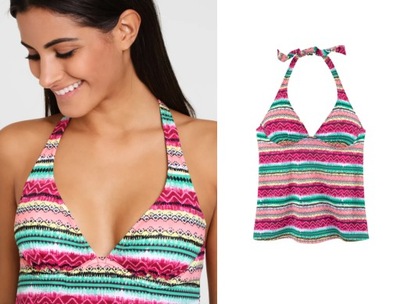 LASCANA KOSTIUM kąpielowy BIKINI TANKINI TOP 36B