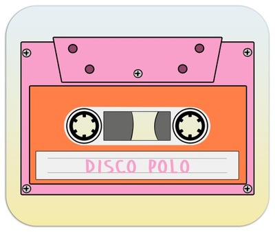 Zabawna Podkładka pod mysz retro kaseta disco polo