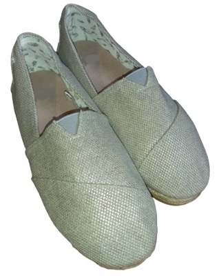 Espadryle damskie beżowe r.38