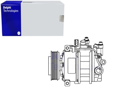 КОМПРЕССОР КОНДИЦИОНЕРА AUDI A4 B6 1.6-3.0 11.00-12.05 DELPHI