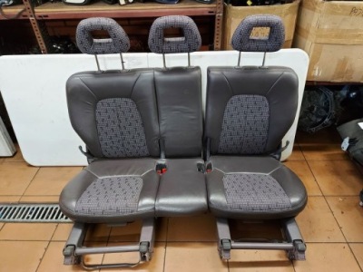 Mercedes a-klasa w168 заднє сидіння задня задня напівшкіра фото №1