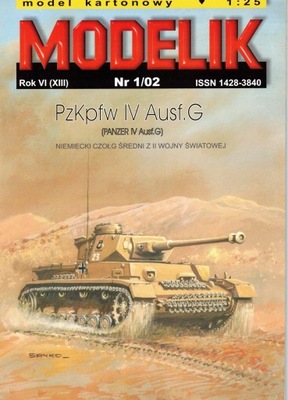 Modelik nr 1/02 PzKpfw IV Ausf. G