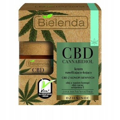 BIELENDA CBD CANNABIDIOL KREM NAWILŻAJĄCO-KOJĄCY Z CBD Z KONOPI SIEWNYCH