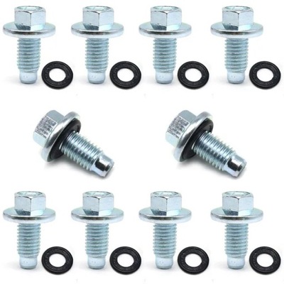 10PC BANDEJA DE ACEITE TAPADERA SPUSTOWY BOLT W/O-RING PARA CHEVROLETA PARA B~0988  