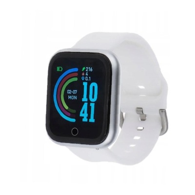 inteligentny zegarek na telefony z systemem Android fitness Blue