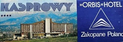 Hotel Orbis Kasprowy Zakopane - folder reklamowy