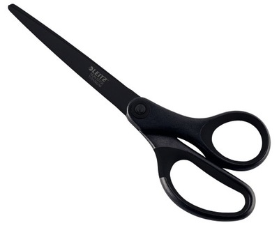 Nożyczki tytanowe nieklejące Leitz 18cm. czarne