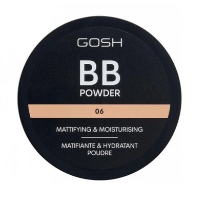 Puder prasowany Gosh BB Powder All In One 06 Warm Beige 6,5 g