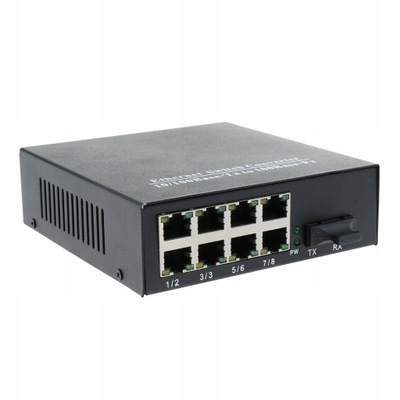 1-częściowy konwerter mediów Gigabit Ethernet