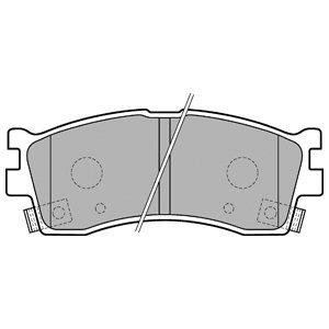 DELPHI КОЛОДКИ ГАЛЬМІВНІ ПЕРЕД LP1702 LP1702